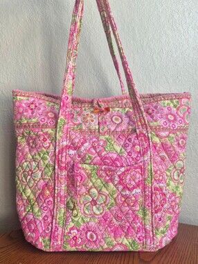 Vera Bradley Petal Pink Large Toggle Tote Shoulder Bag